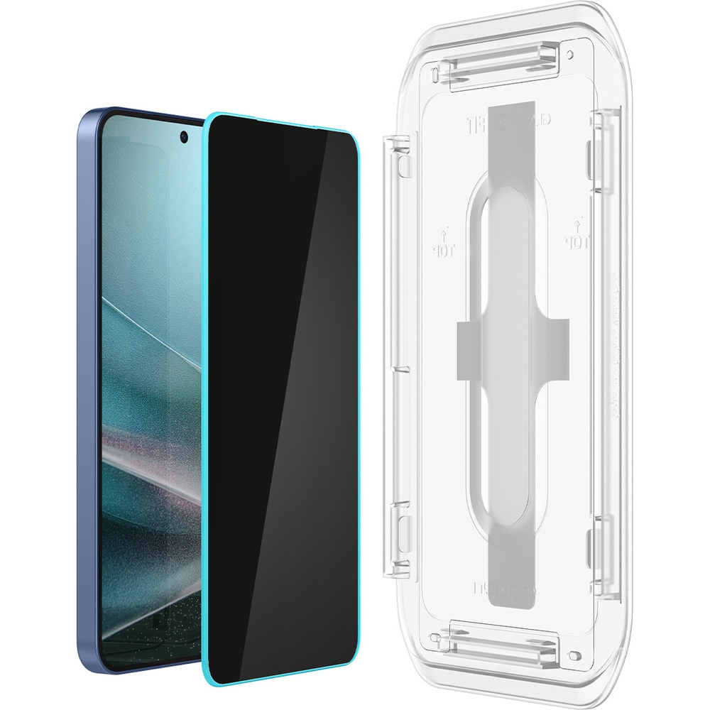 Szkło do etui + Aplikator Spigen Glas.tR Privacy EZ Fit 2-Pack do Galaxy S24 / S25 